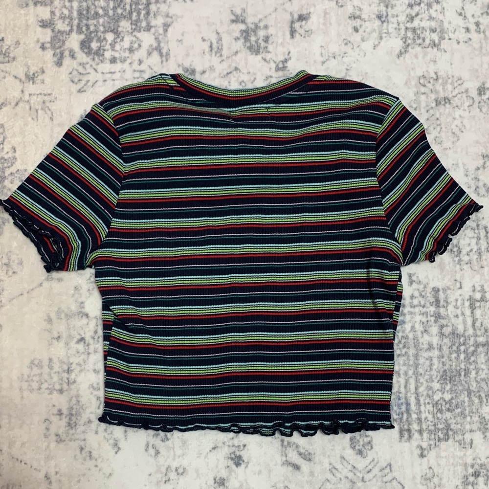 BP Multicolor Striped Crop Top - Picture 4 of 4